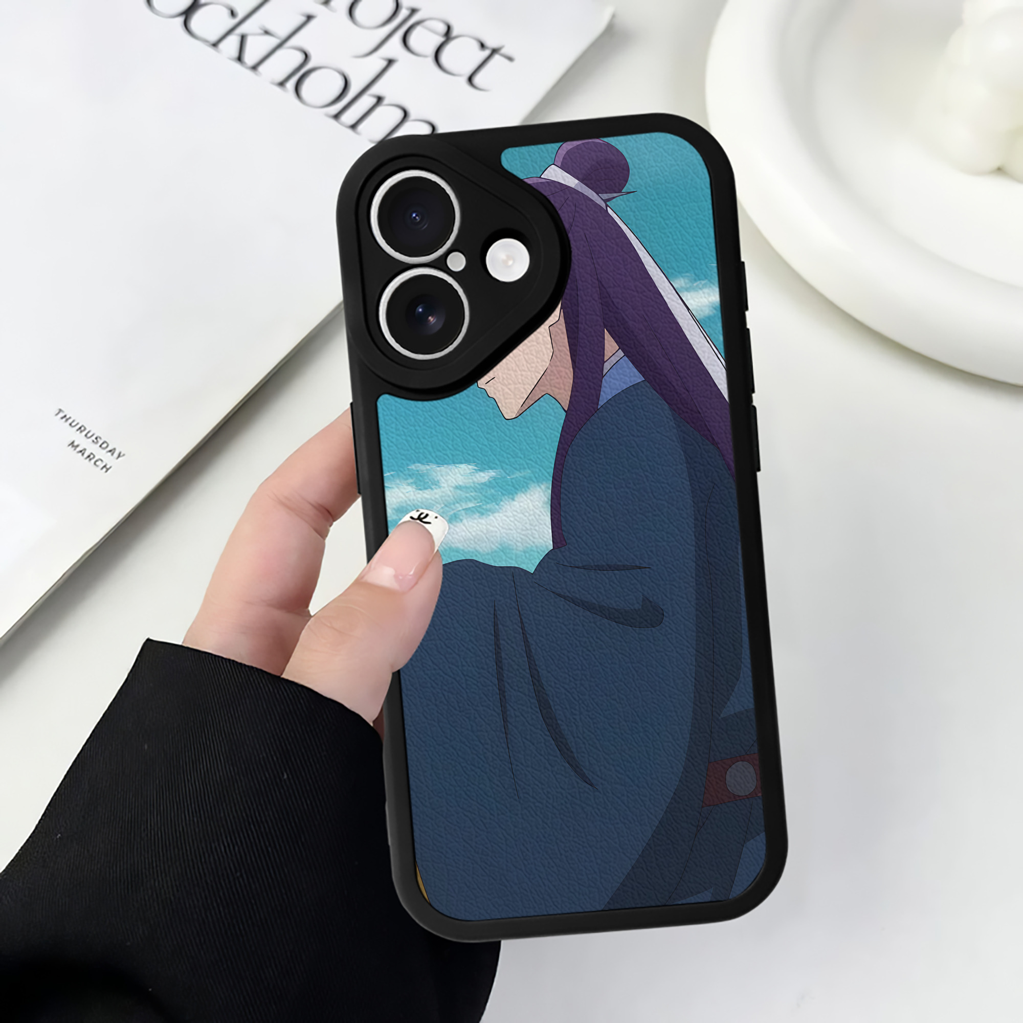 薬屋のひとりごと The Apothecary Diaries 【iPhone 16シリーズ対応】シリコンスマホケース（レザー調） 材質：シリコン